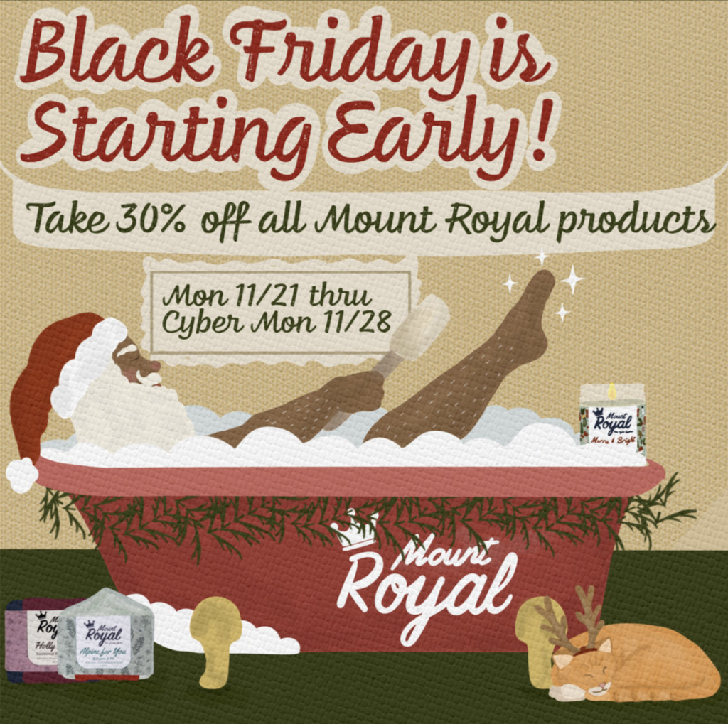 Mount Royal Soaps Small Business Saturday Sale Visit Baltimore