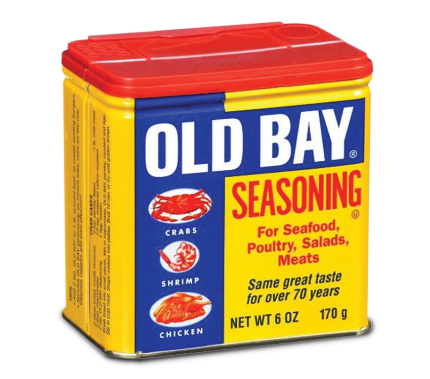 Can of Old Bay Seasoning Spice Mix