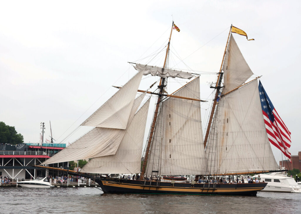 Pride of Baltimore II in the Inner Harbor