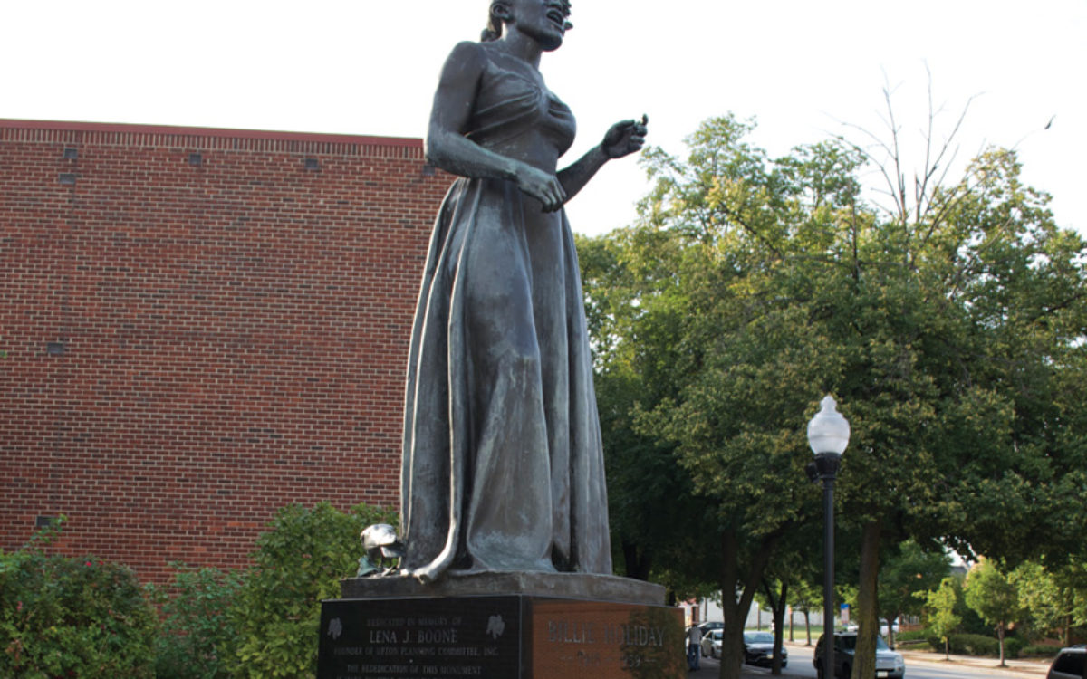 Billie Holiday statue