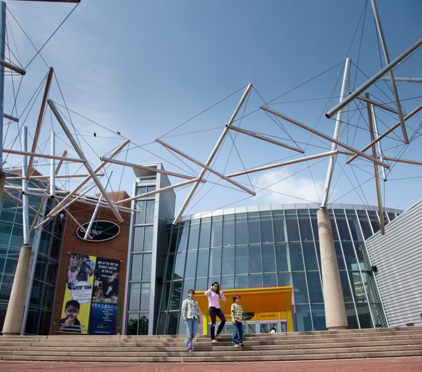 exterior of the Maryland Science Center