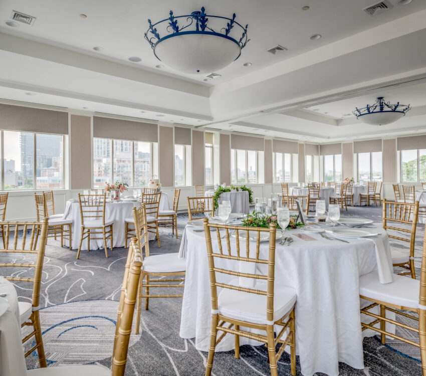 Host your next gathering at our stunning event space in Baltimore, featuring exposed brick walls and waterfront views. The Admiral Fell Inn offers over 2,400 square feet of elegant space for executive meetings and social banquets in Baltimore. Guests will enjoy a private, wrap-around terrace overlooking Baltimore's harbor in historic Fell's Point.