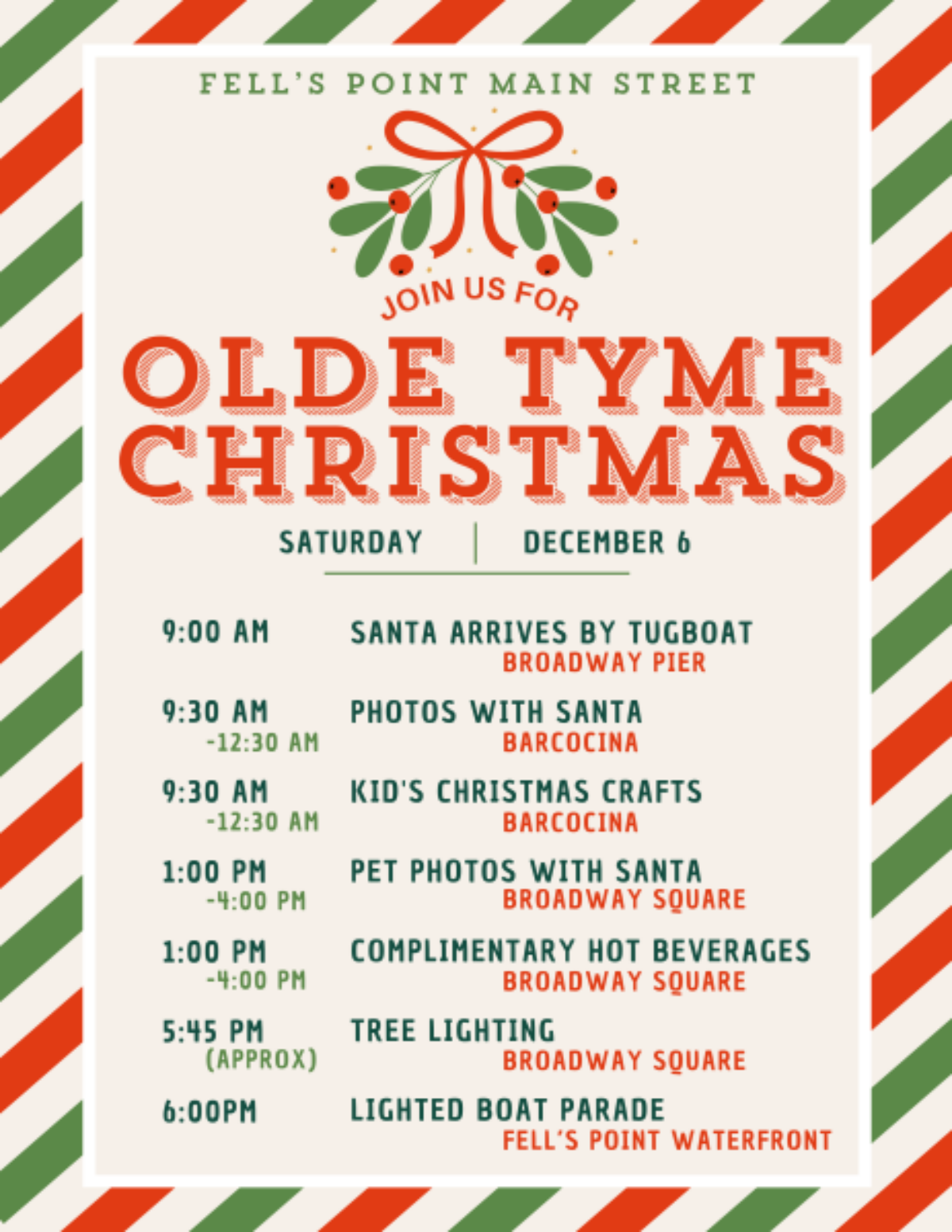 Olde Tyme Christmas 2025 Poster - Event logo
