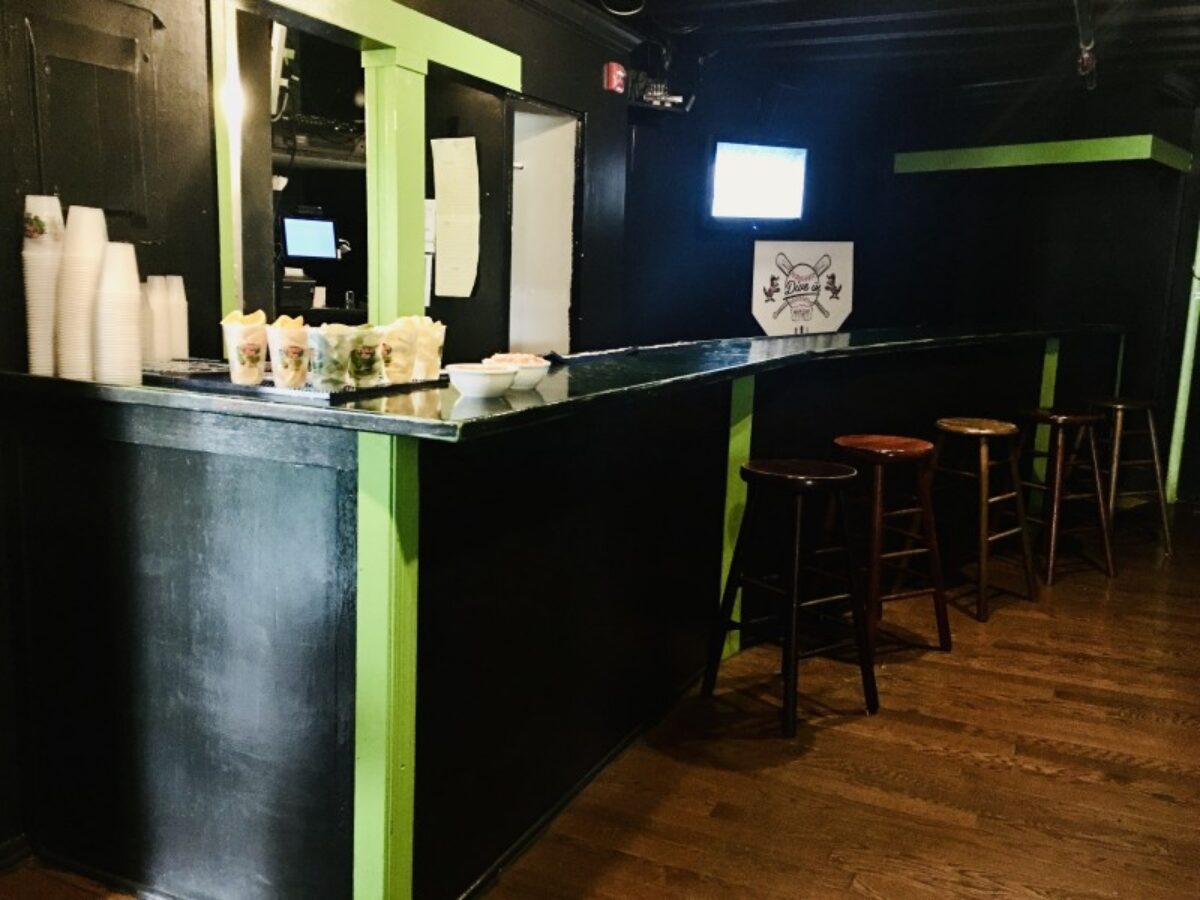 Bar with bartender service in the Private Party Suite