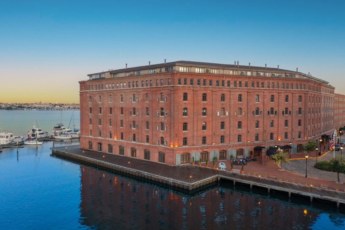 building in the historic Fells Point neighborhood.