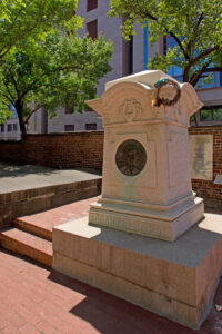 Edgar Allen Poe's gravestone