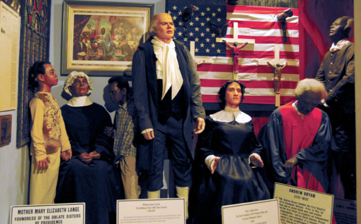 wax figures of historic African American figures