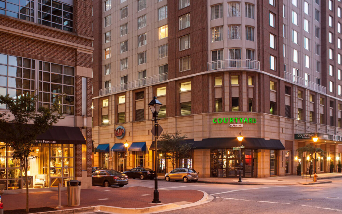 Exterior of the Courtyard Baltimore Downtown in the Inner Harbor