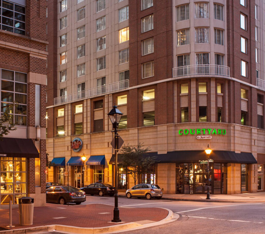 Exterior of the Courtyard Baltimore Downtown in the Inner Harbor