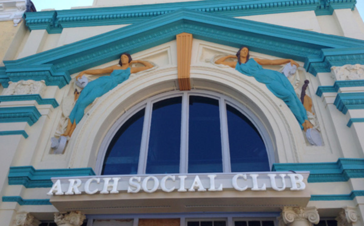 Exterior Arch Social Club