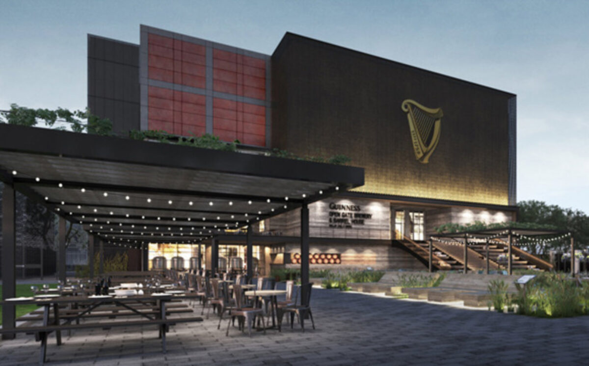 Exterior of Guinness Open Gate Brewery