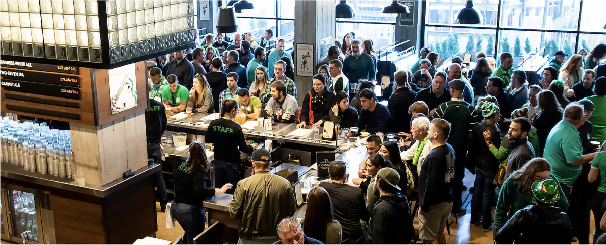 Guinness Event Crowd