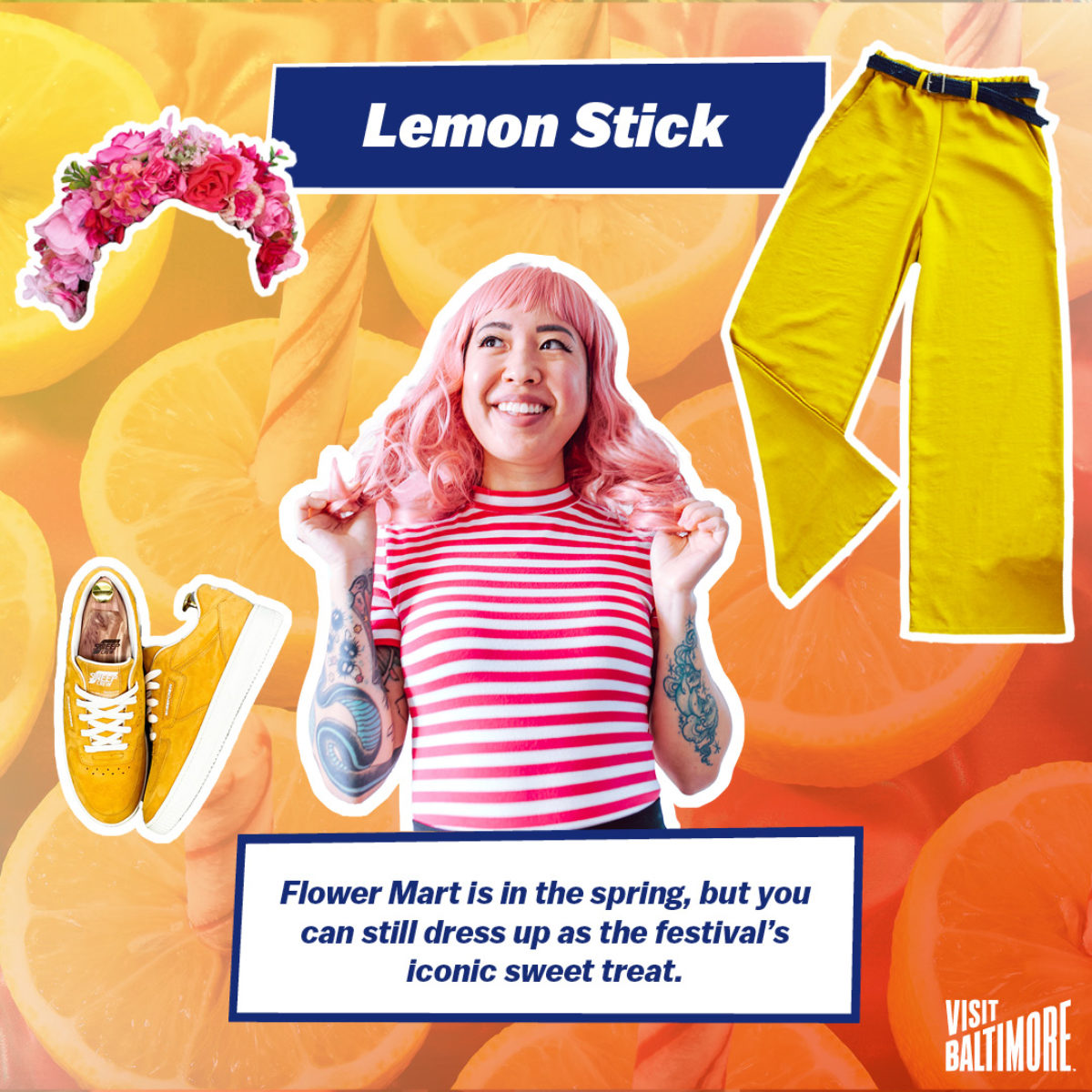 lemon stick costume