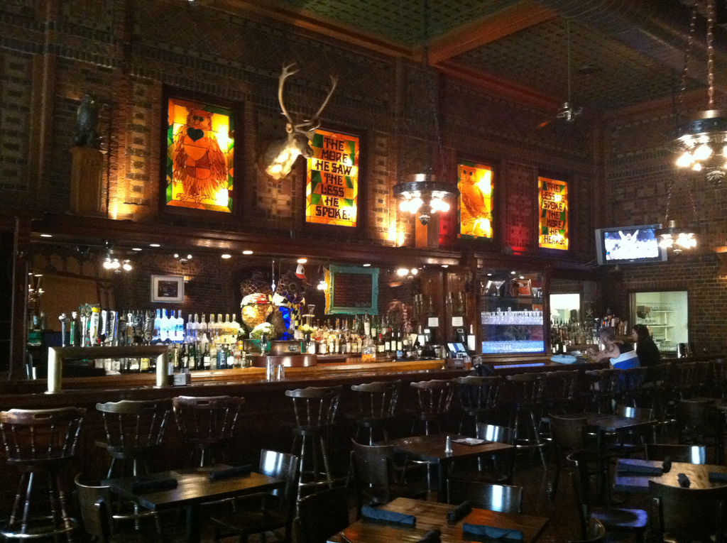 Interior of the Owl Bar