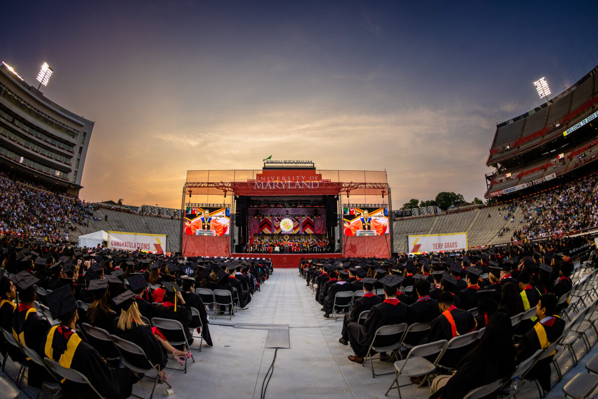 Showtime provides event production services for University of Maryland Commencement Ceremony