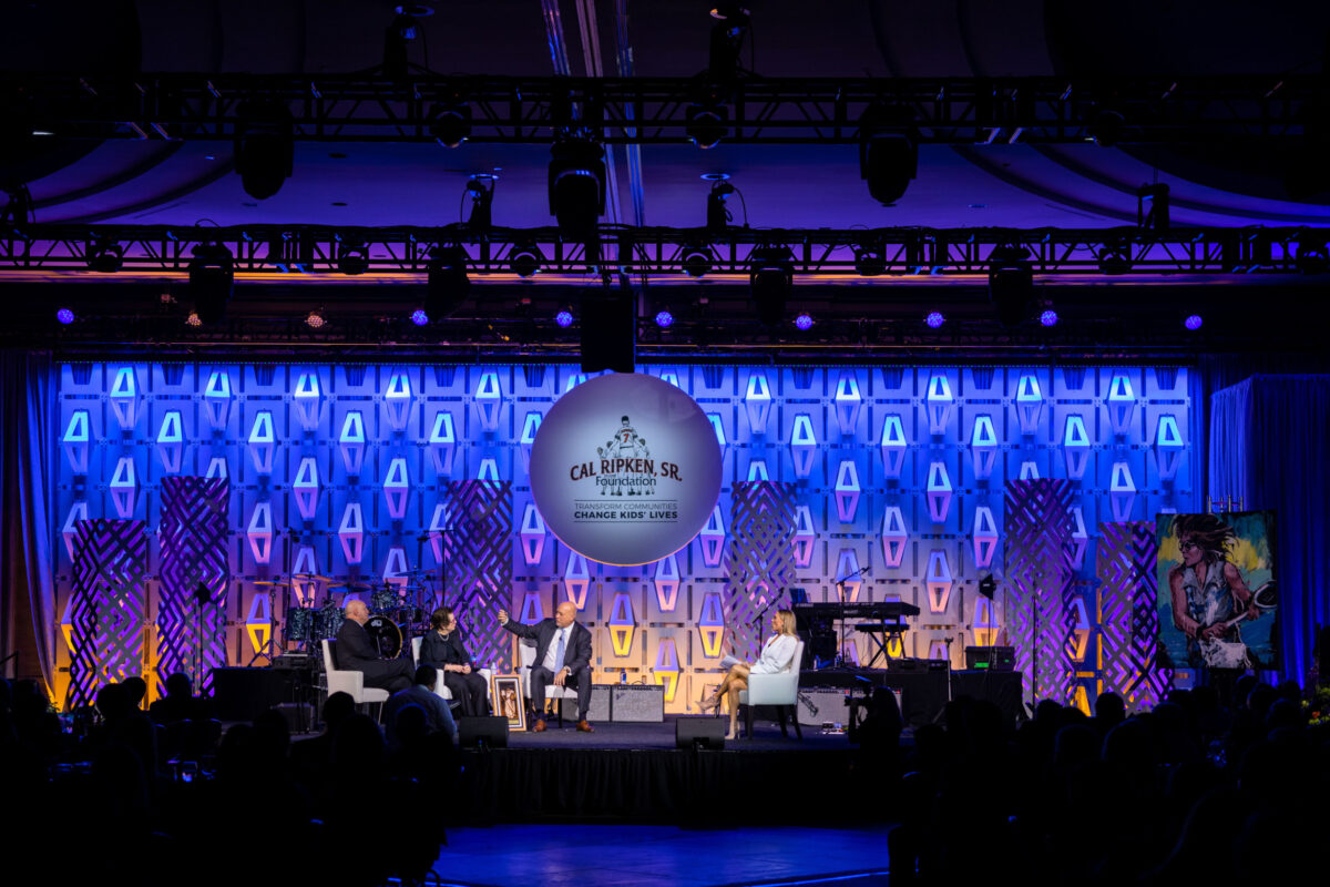 Showtime provides event production services for the Cal Ripken, Sr. Foundation Aspire Gala