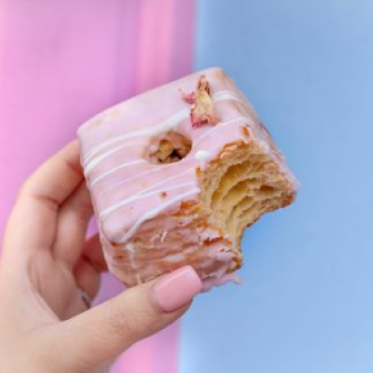 Strawberry Rose Donut from Dulceology