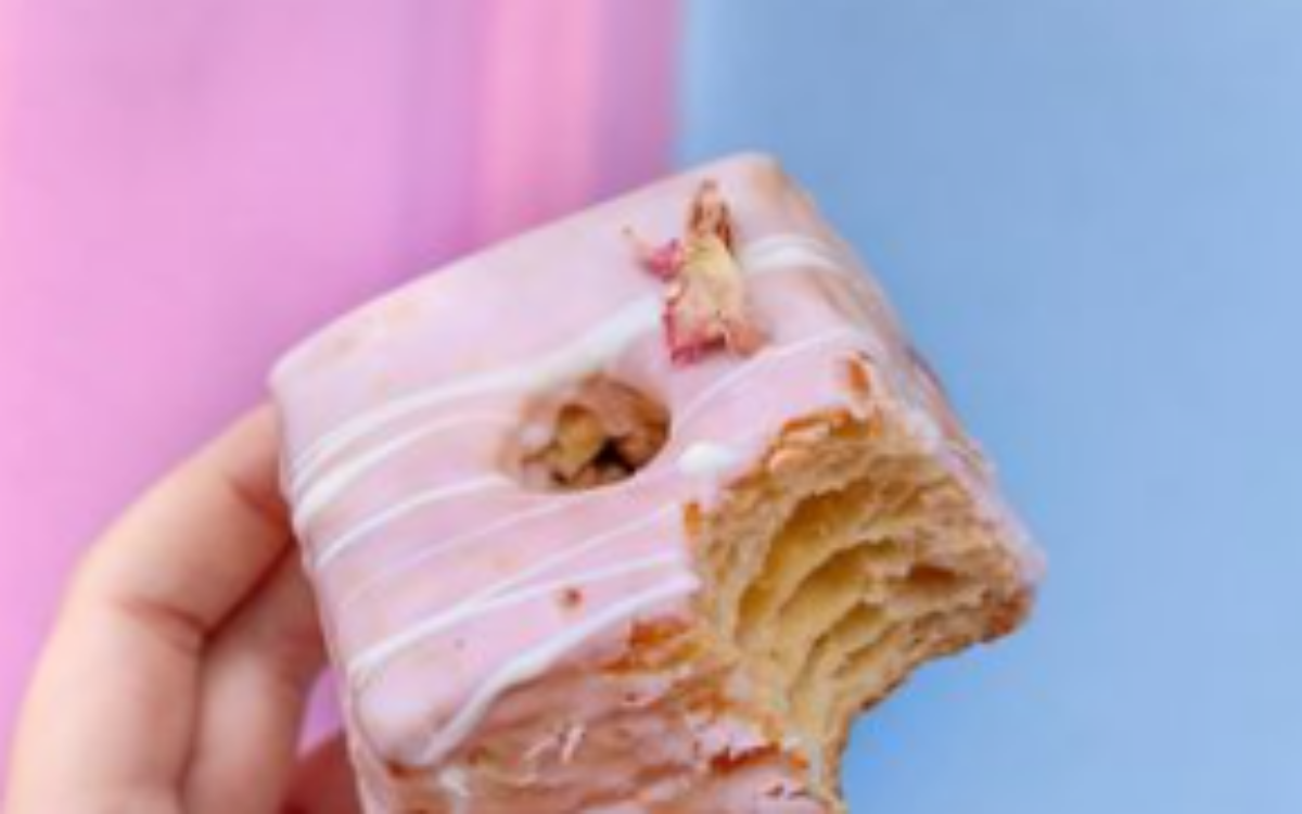 Strawberry Rose Donut from Dulceology