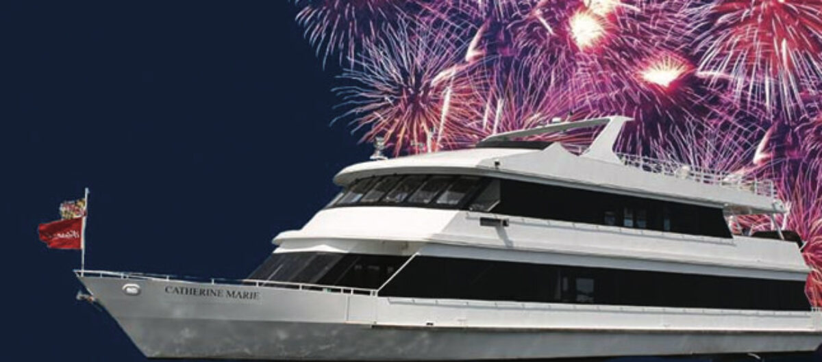 fireworks cruise yacht