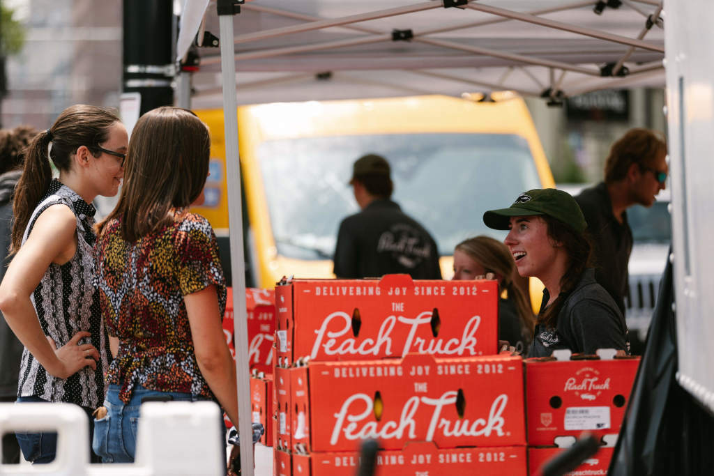The Peach Truck Tour is Coming to Maryland Visit Baltimore