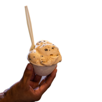 hand holding ice cream