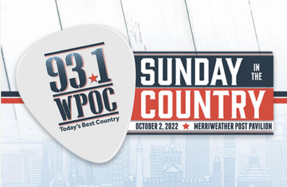 WPOC's Sunday In The Country ft. Sam Hunt, Jimmie Allen, Eli Young Band