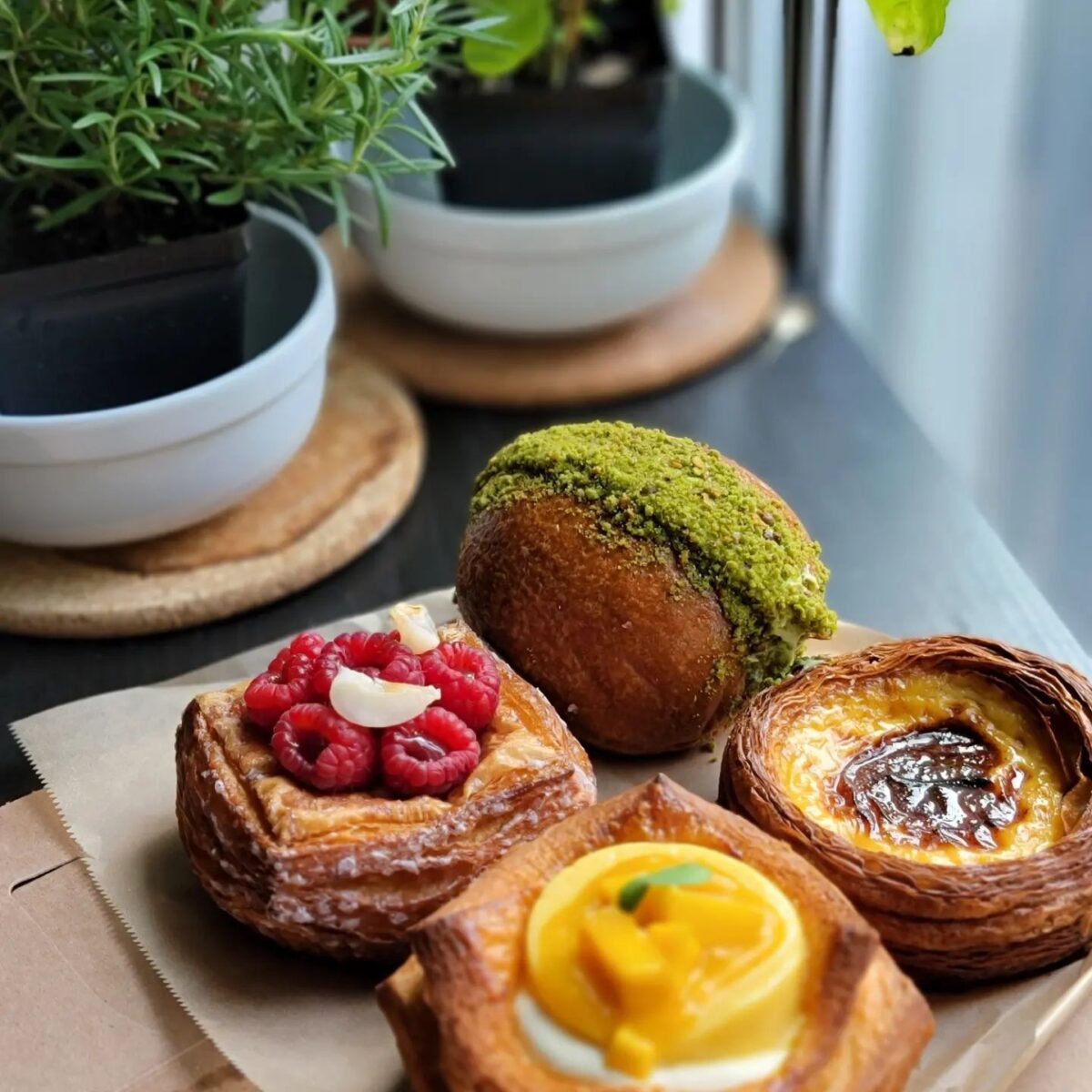 Colorful pastries from Cafe Dear Leon.