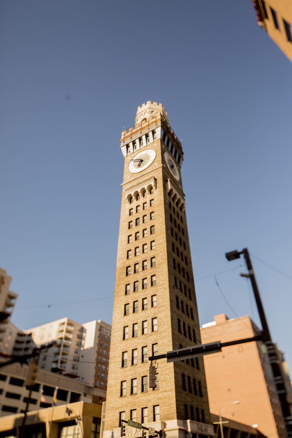 Exterior view of the Bromo Seltzer Arts Tower