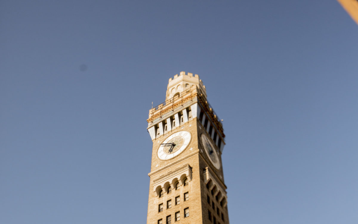 Exterior view of the Bromo Seltzer Arts Tower