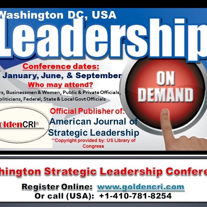 Washington Strategic Leadership Conference Visit Baltimore