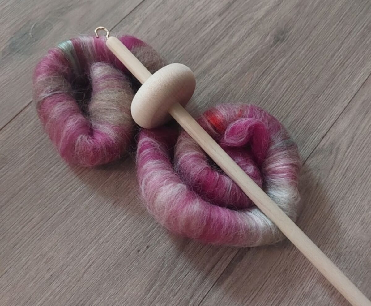 Spinning Yarn on a Drop Spindle