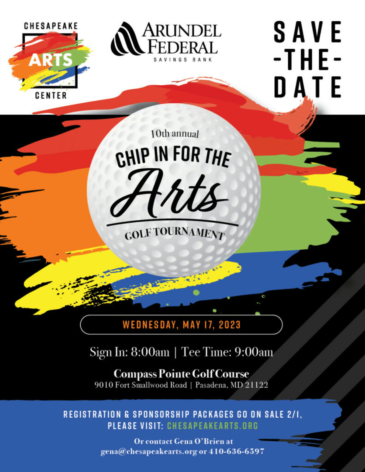 Chesapeake Art Center's 10th Annual Chip In For The Arts Golf Tournament