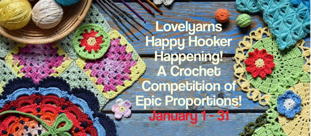 4th Annual Happy Hooker Happening including a Speediest Stitcher competition on 1/18/23