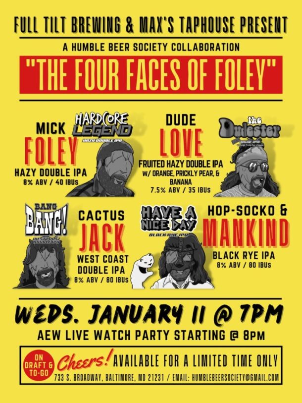 Full Tilt Brewing & Max's Taphouse Present: A Humble Beer Society Collab 