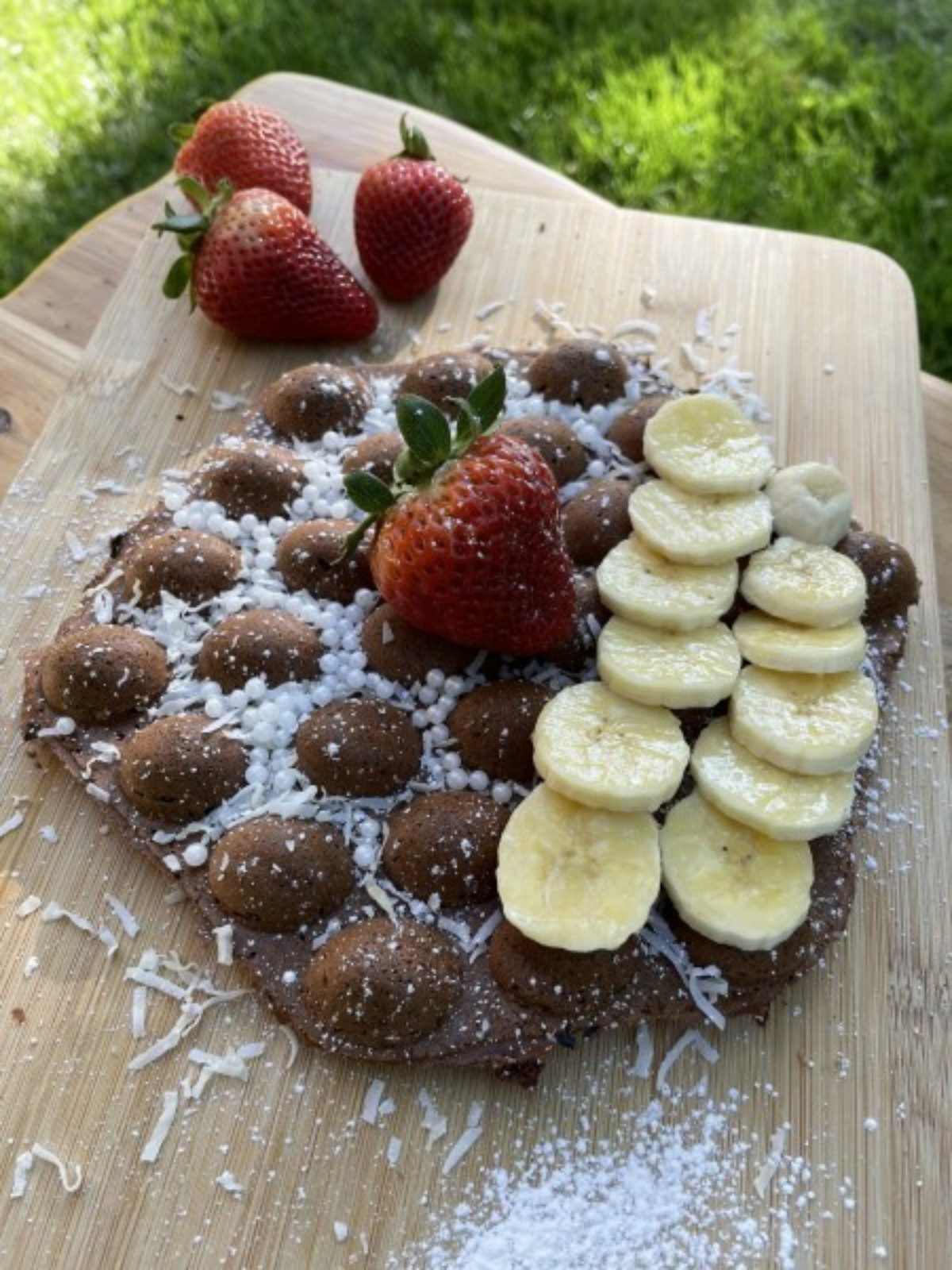 Chocolate Bubble Waffle