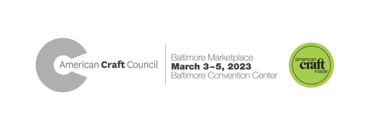 American Craft Council's American Craft Made / Baltimore Marketplace 2023