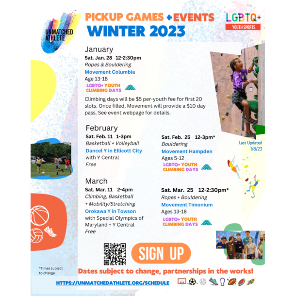 LGBTQ+ Youth Climbing Days @ Movement Hampden