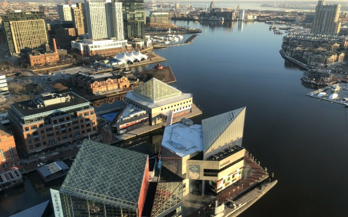 Baltimore city view at daytime