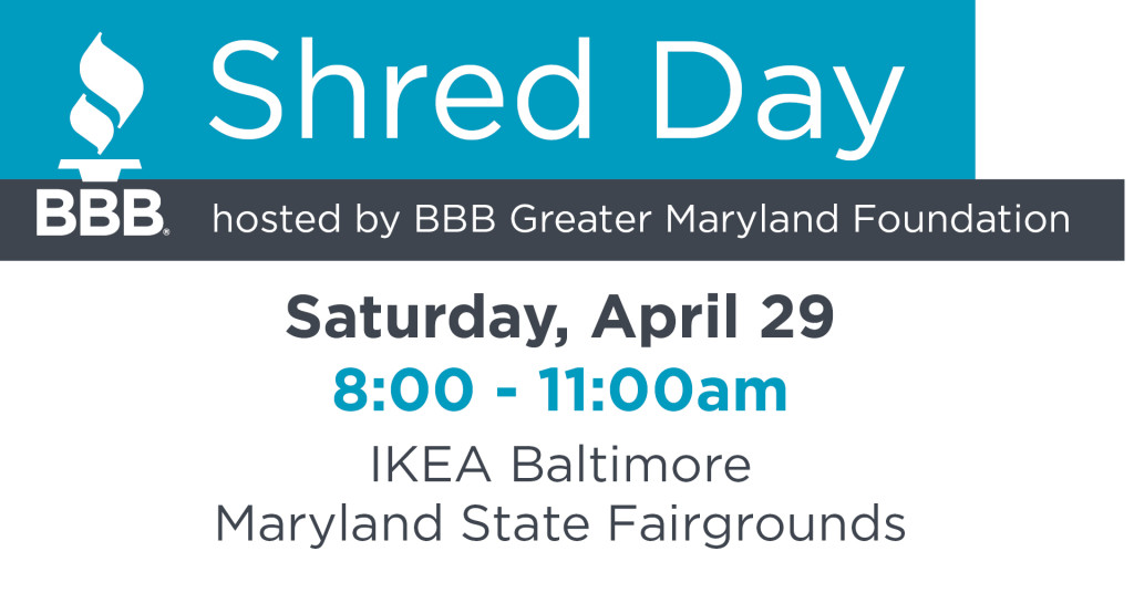 2023 Annual Shred Day Visit Baltimore
