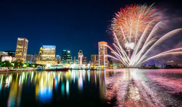 inner harbor fireworks