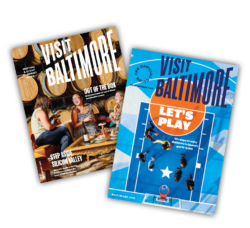 Cover images for visitor guide and meeting guide