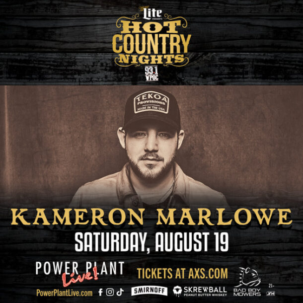 Miller Lite Hot Country Nights Kameron Marlowe Visit Baltimore
