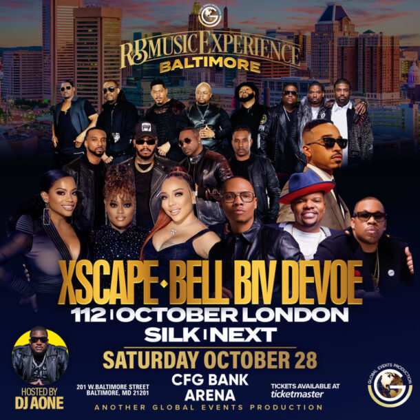 BALTIMORE R&B MUSIC EXPERIENCE XSCAPE, BELL BIV DEVOE, 112, OCTOBER