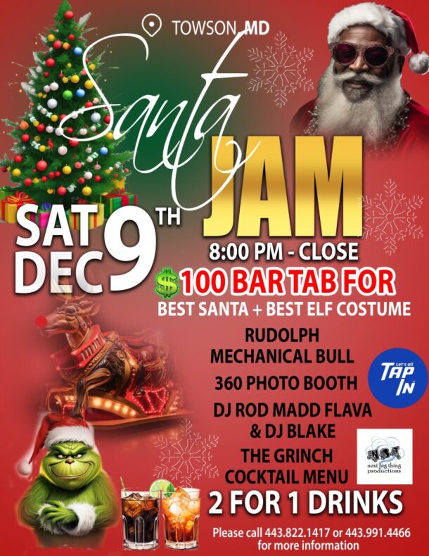 SANTA JAM 2023! FREE EVENT! Visit Baltimore