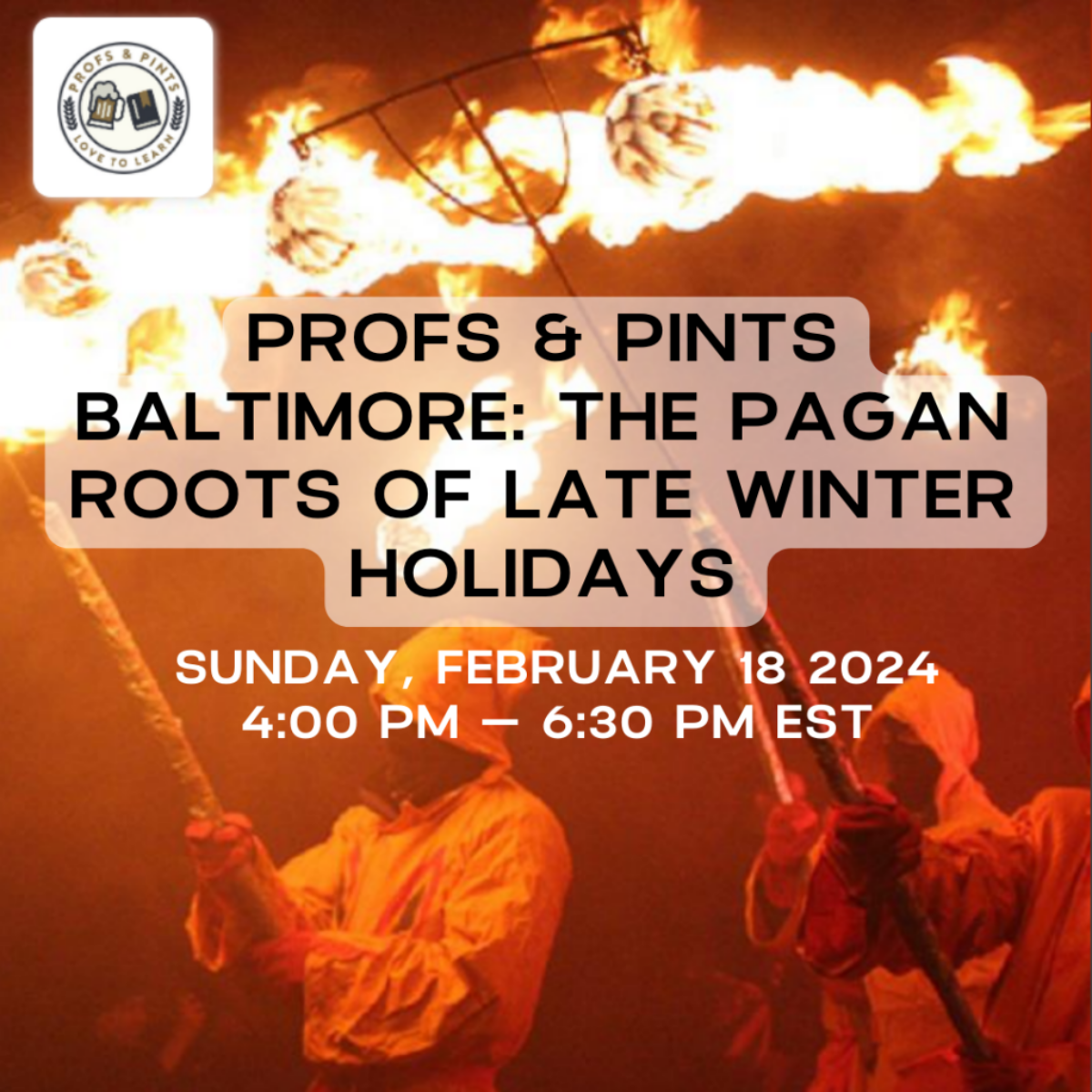 Profs & Pints: Pagan Roots of Late Winter Holidays Flyer