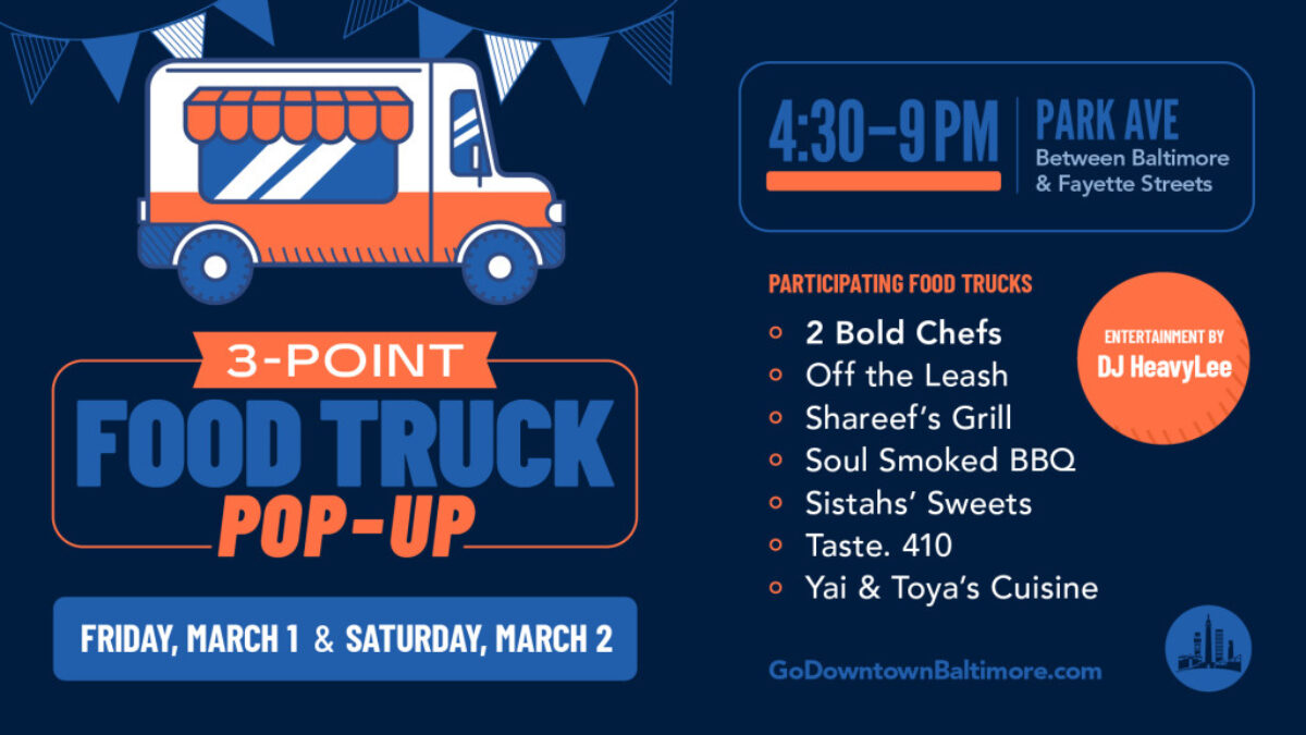 3-Point Food Truck Pop-Up Flyer