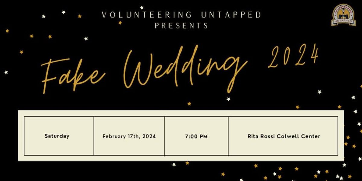 Volunteering Untapped's Fake Wedding 2024 Flyer