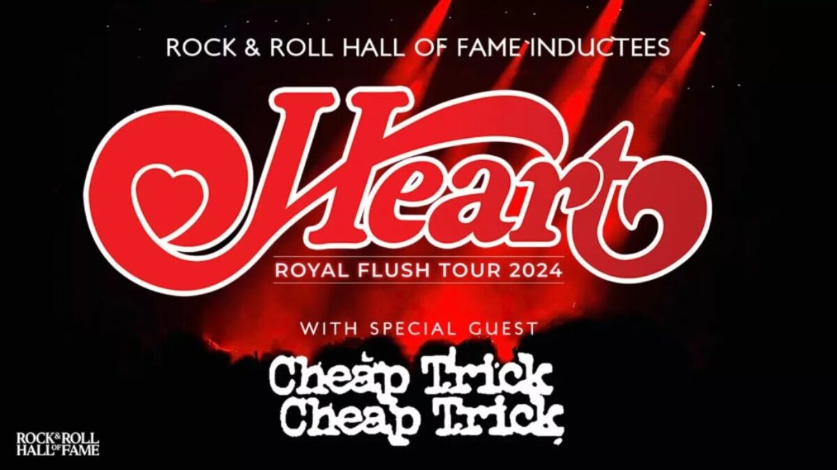 Heart & Cheap Trick - Royal Flush Tour Flyer
