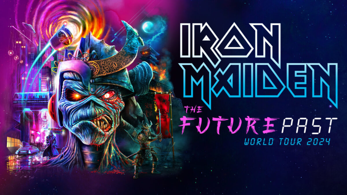 IRON MAIDEN - The Future Past Tour Flyer