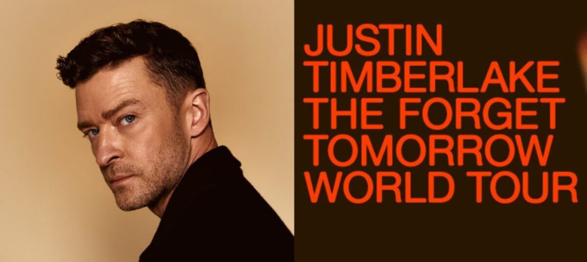 Justin Timberlake - 2024 Forget Tomorrow World Tour Flyer